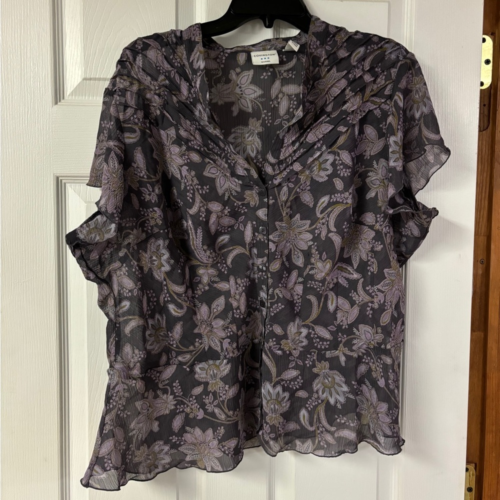 Covington blouse 22w FITS LIKE 18